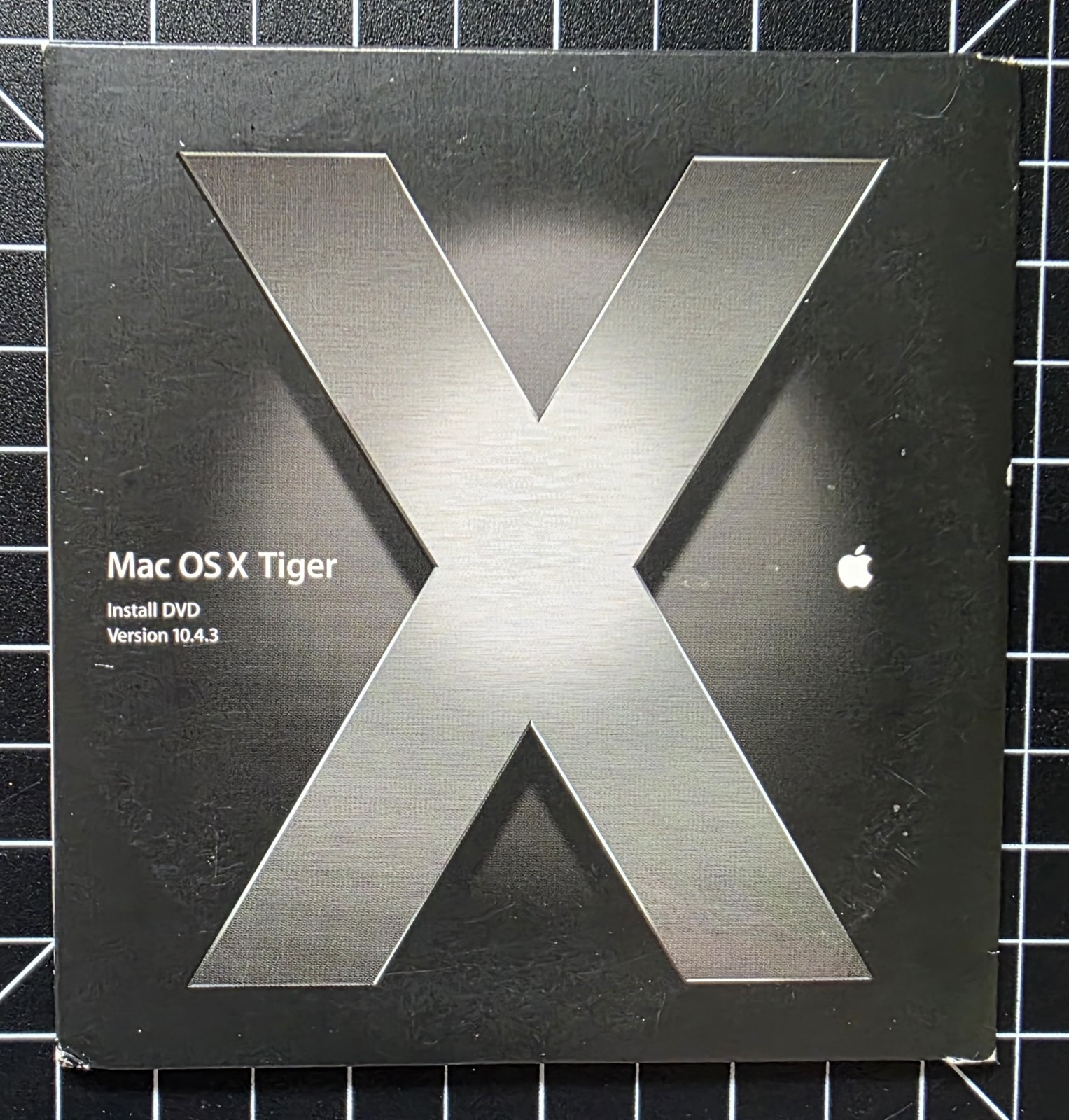 Vintage Apple Mac OS X Tiger 10.4.3 Install DVD Macintosh Software PowerPC