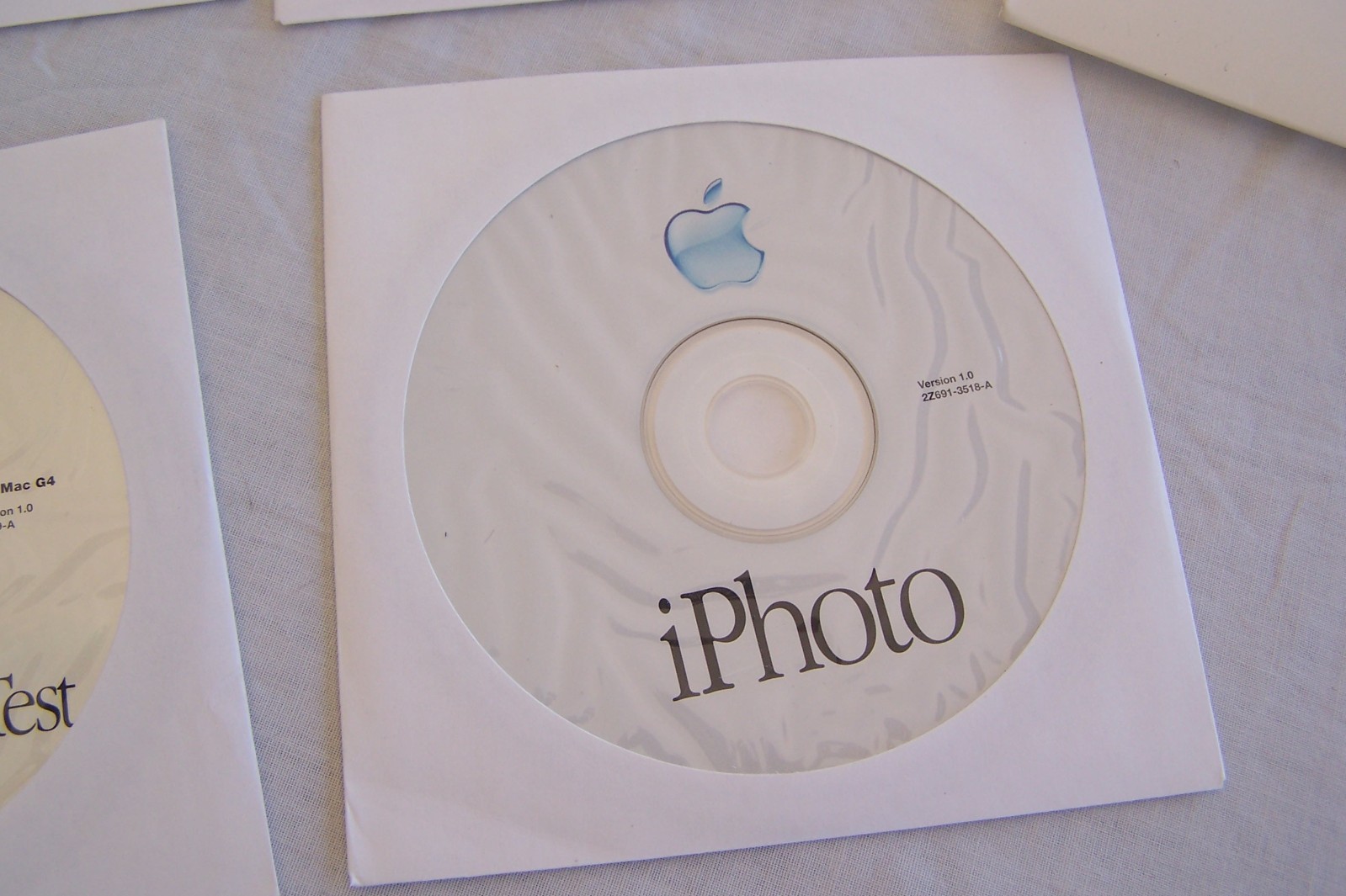SIX Apple Power Mac G4 Software Restore discs Iphoto Imovie Hardware et year2000