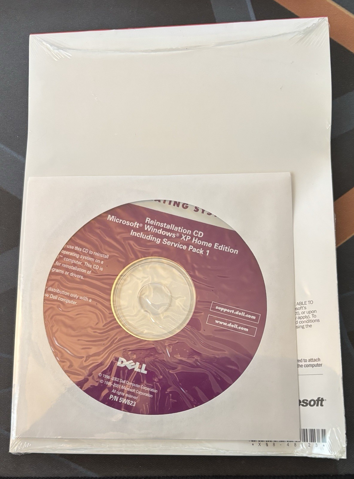 Microsoft Windows XP Home Edition SP1 2002 (Factory Sealed New) Dell PC
