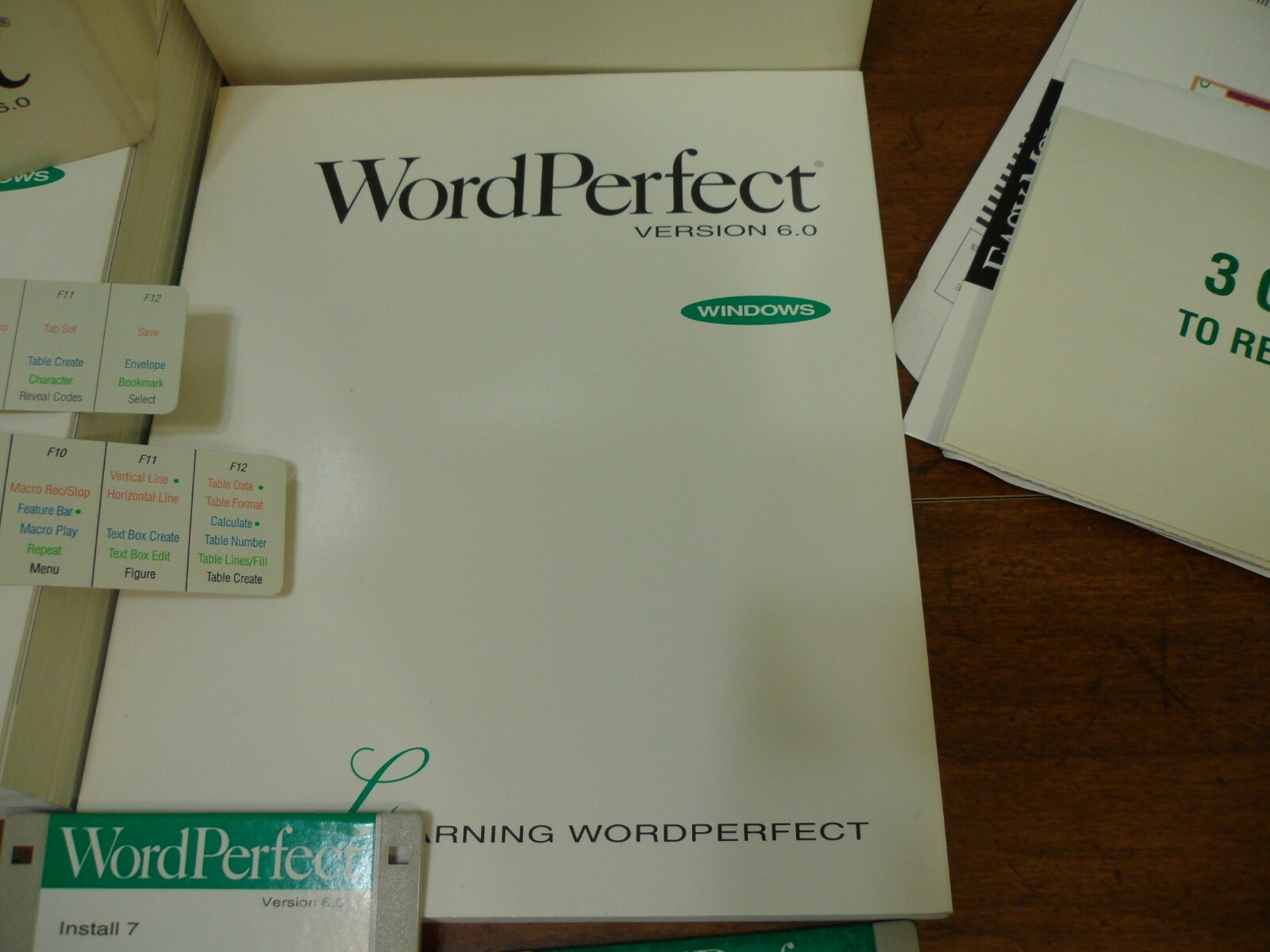 Vintage WordPerfect Version 6.0 Windows System Competitive Trade-up