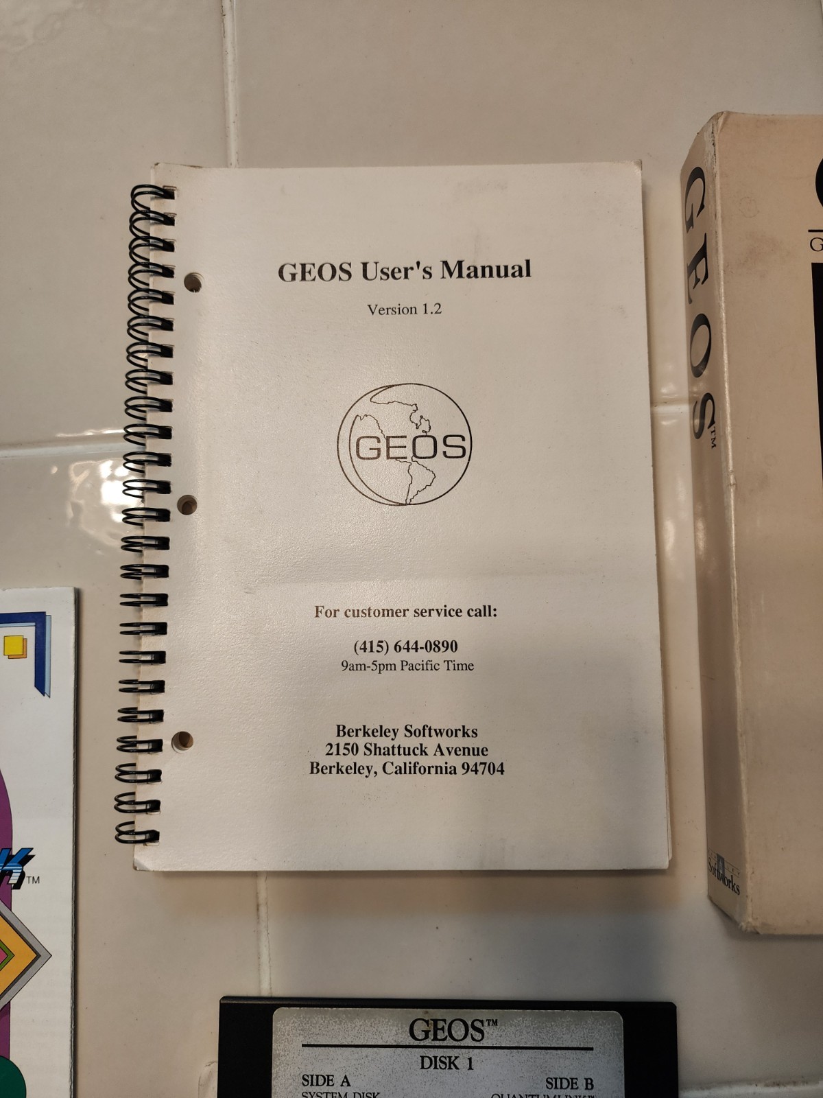 GEOS Graphic Environment Operating System (Commodore 64 / 128) Berkley Softworks