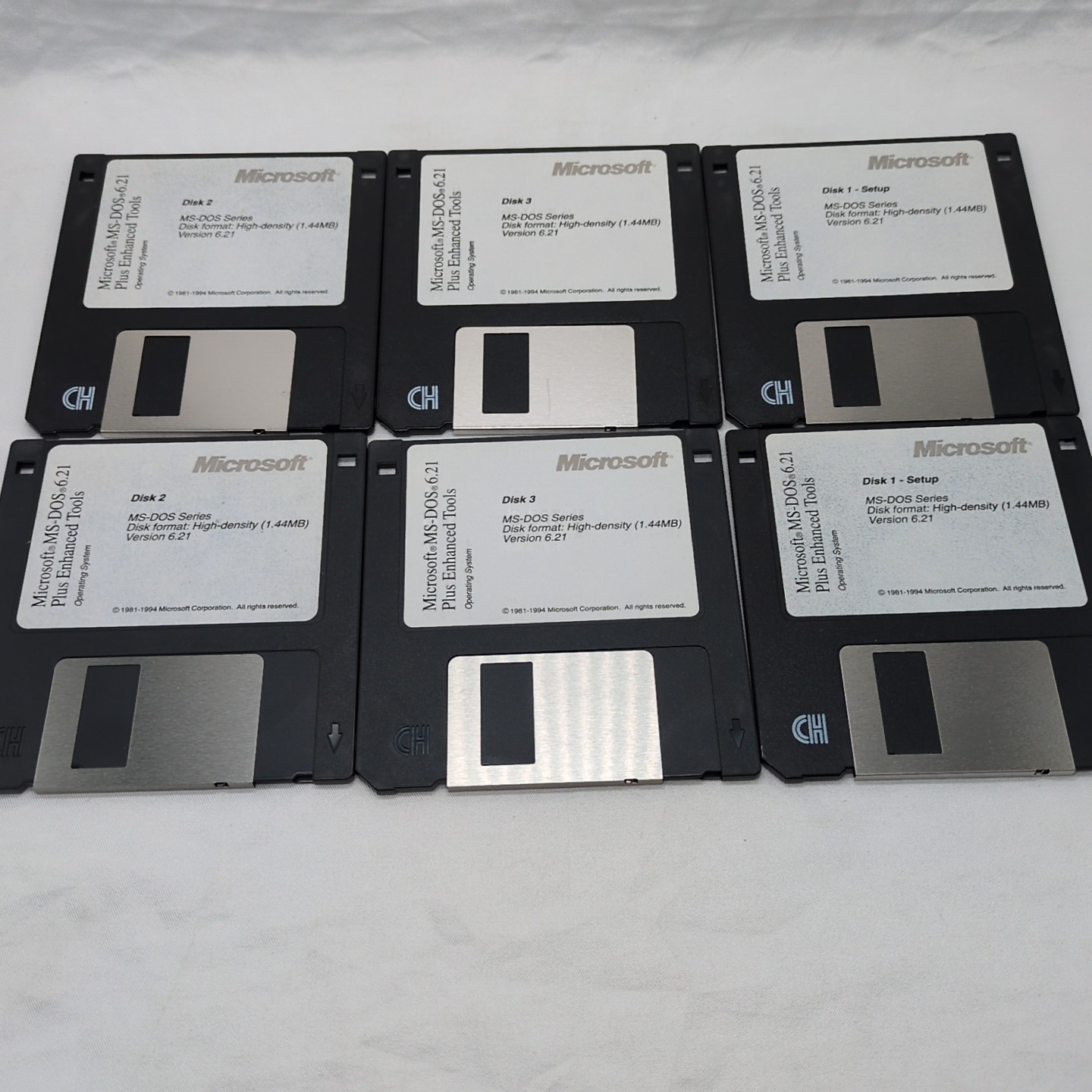 Lot Of (20) Vintage Dos 6.21 & 6.0 3.5″ Floppy Disks