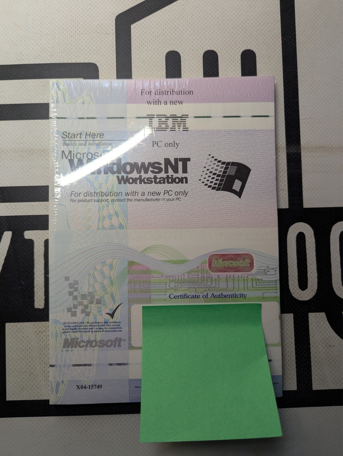IBM Windows NT Workstation OEM Booklet – Sealed
