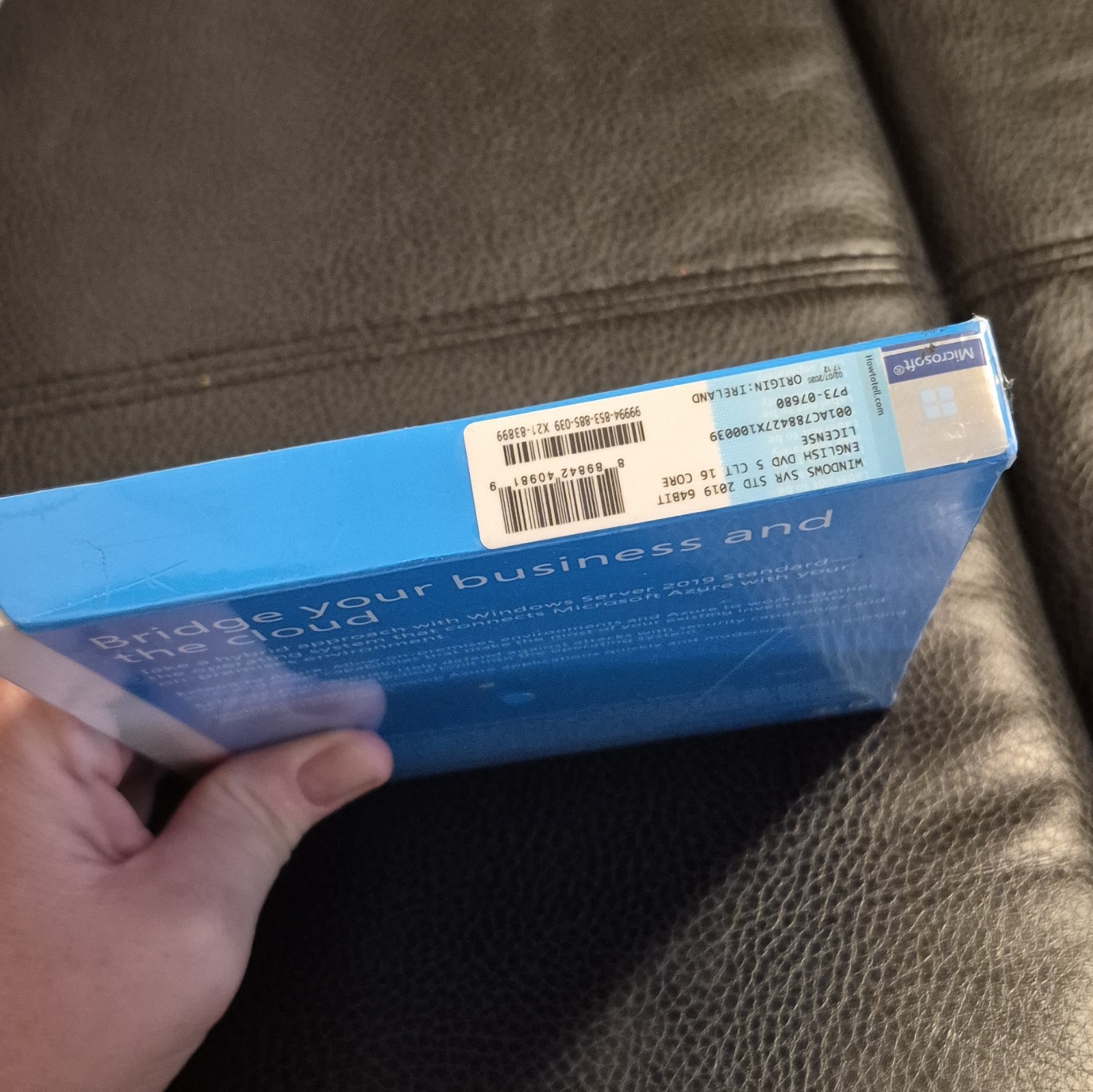 Microsoft Windows Server 2019 Standard DVD w/ 5 Client Access Licenses (CAL)