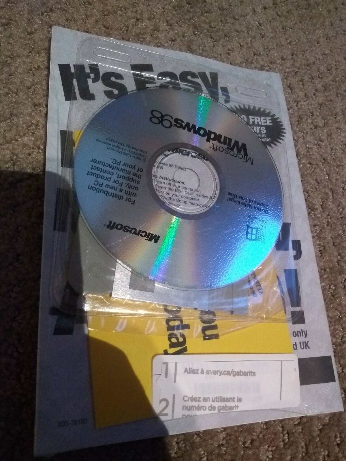 Microsoft Windows 98 Getting Starte Guidebook Product Key DELL