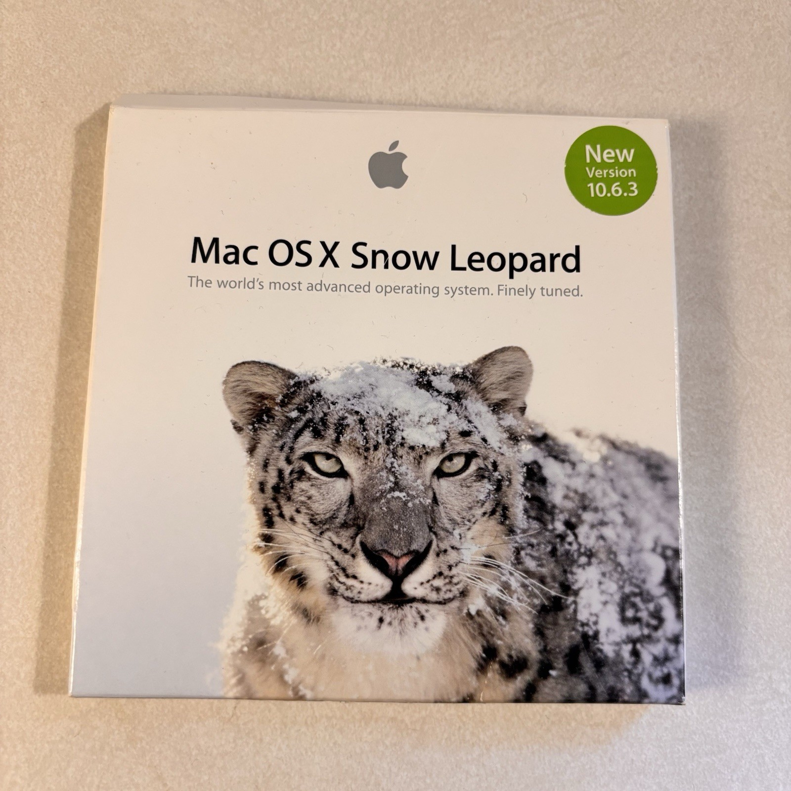 Apple Mac OS x Snow Leopard Operating System version 10.6.3