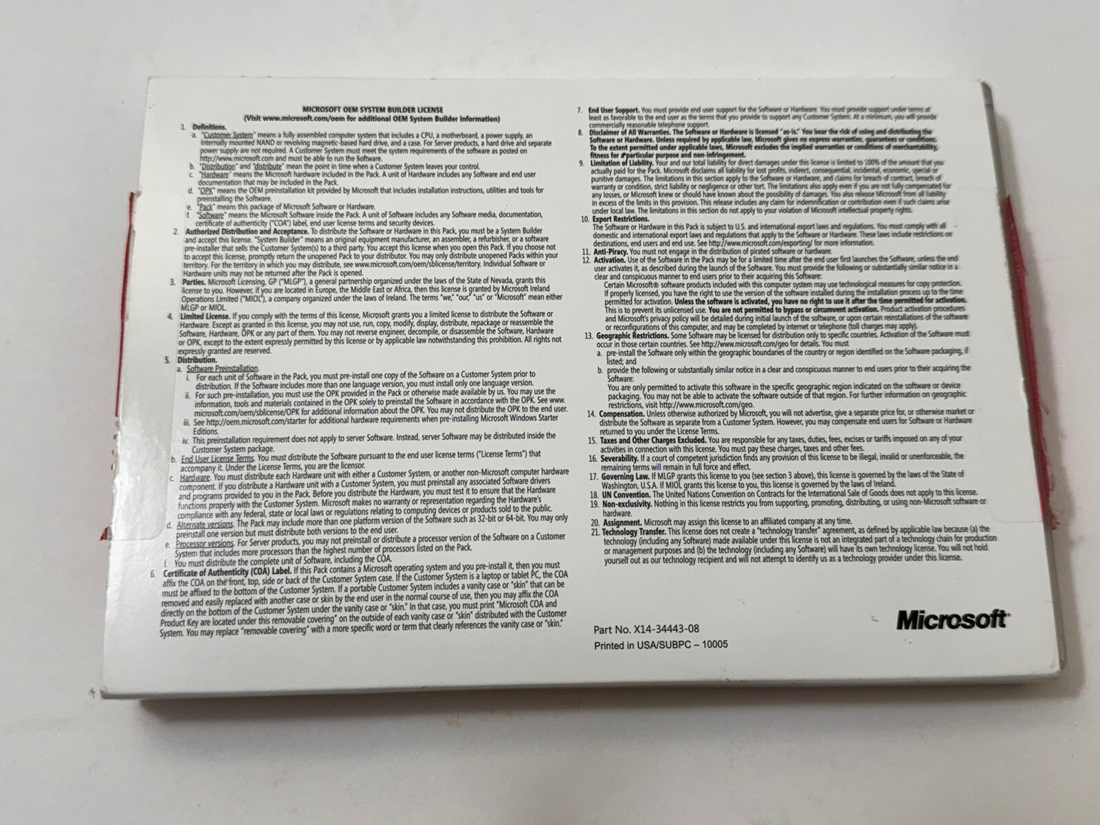 Microsoft Windows 7 Home Premium 64 bit x64 Full English DVD MS NEW SEALED
