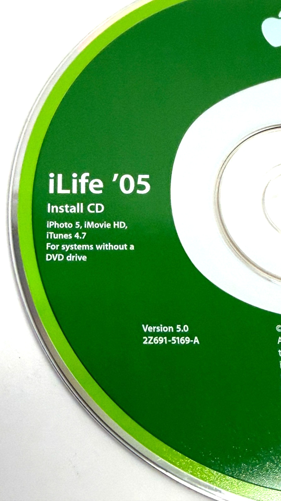 Vintage Apple Mac iLife ’05 Install DVD/CD – v5.0
