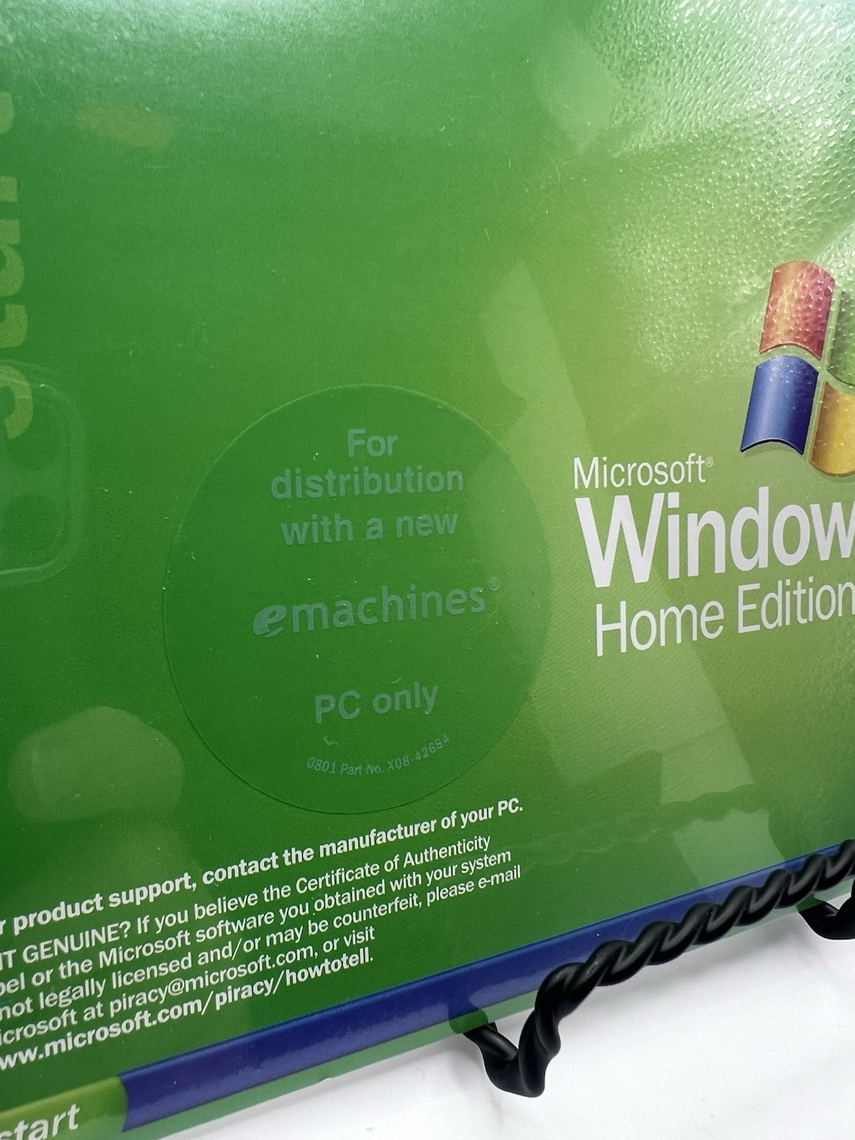 Microsoft Windows XP Home Edition Version 2002 for emachines PC – NEW SEALED