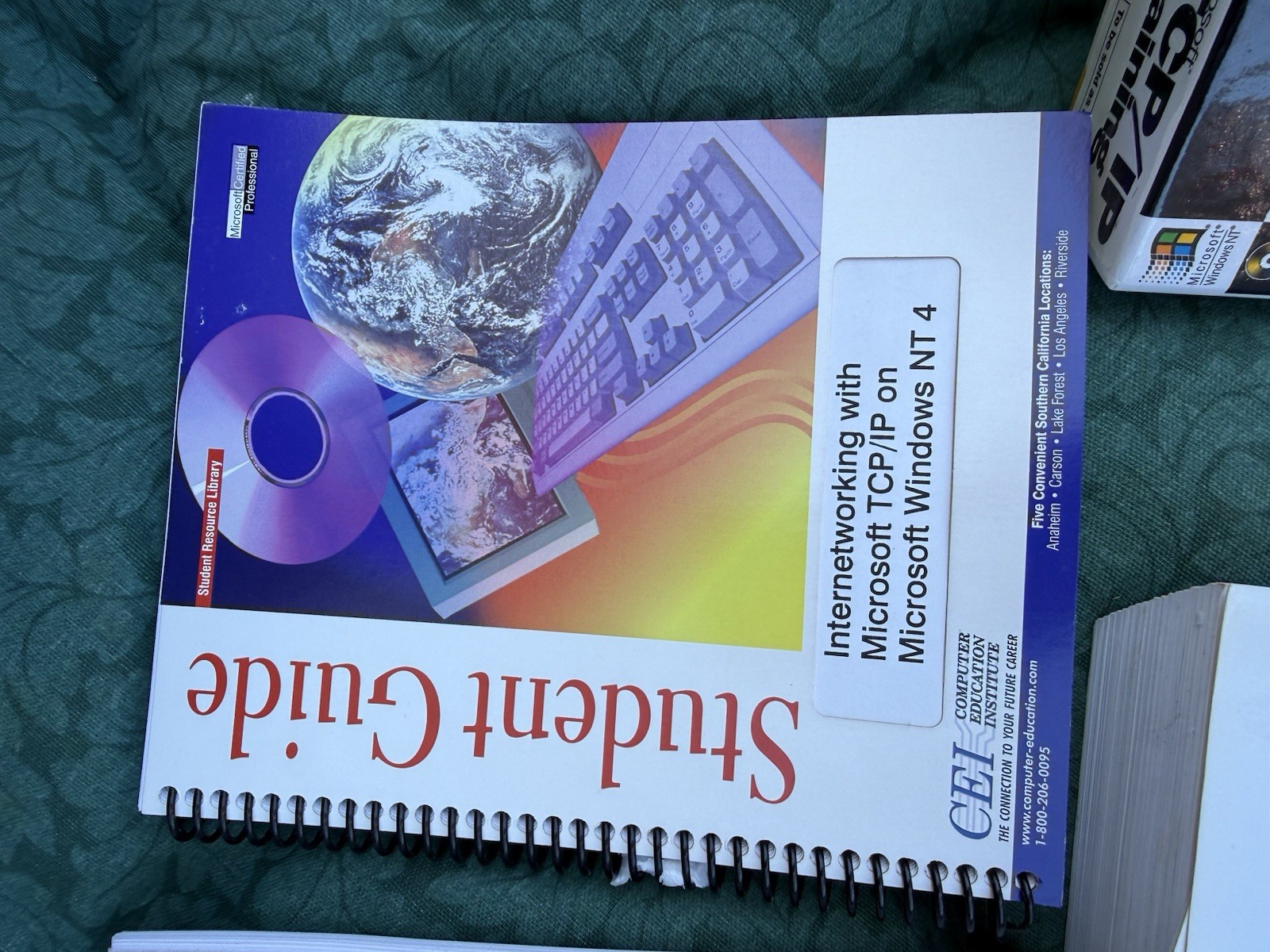 Microsoft Windows NT MCSE Training Book Lot New Vintage Set
