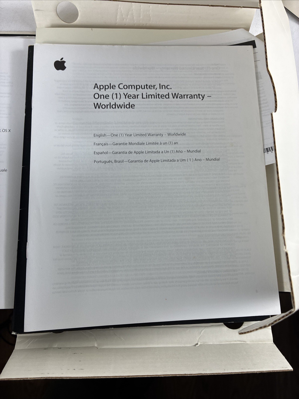Boxed Apple Mac OS X 10.4 Tiger (M9639Z/A)