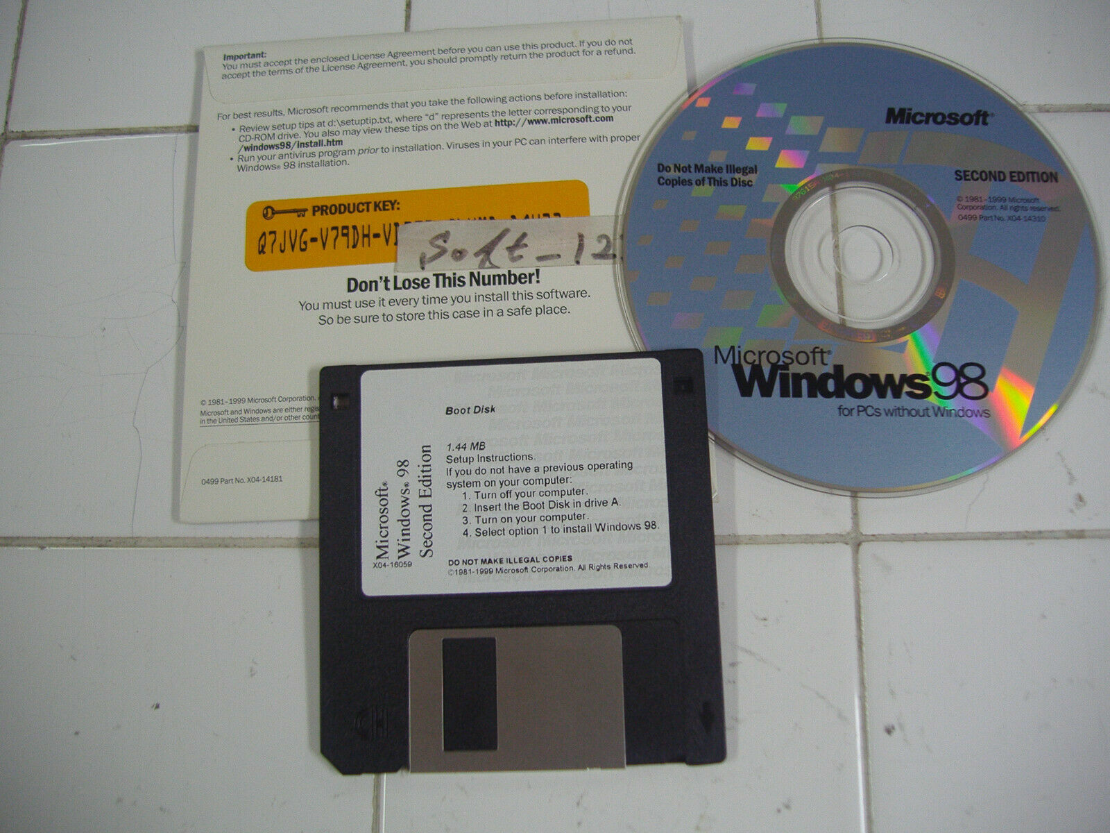 MICROSOFT WINDOWS 98 SECOND EDITION FULL OPERATING SYSTEM WIN 98 SE=NEW BOX=