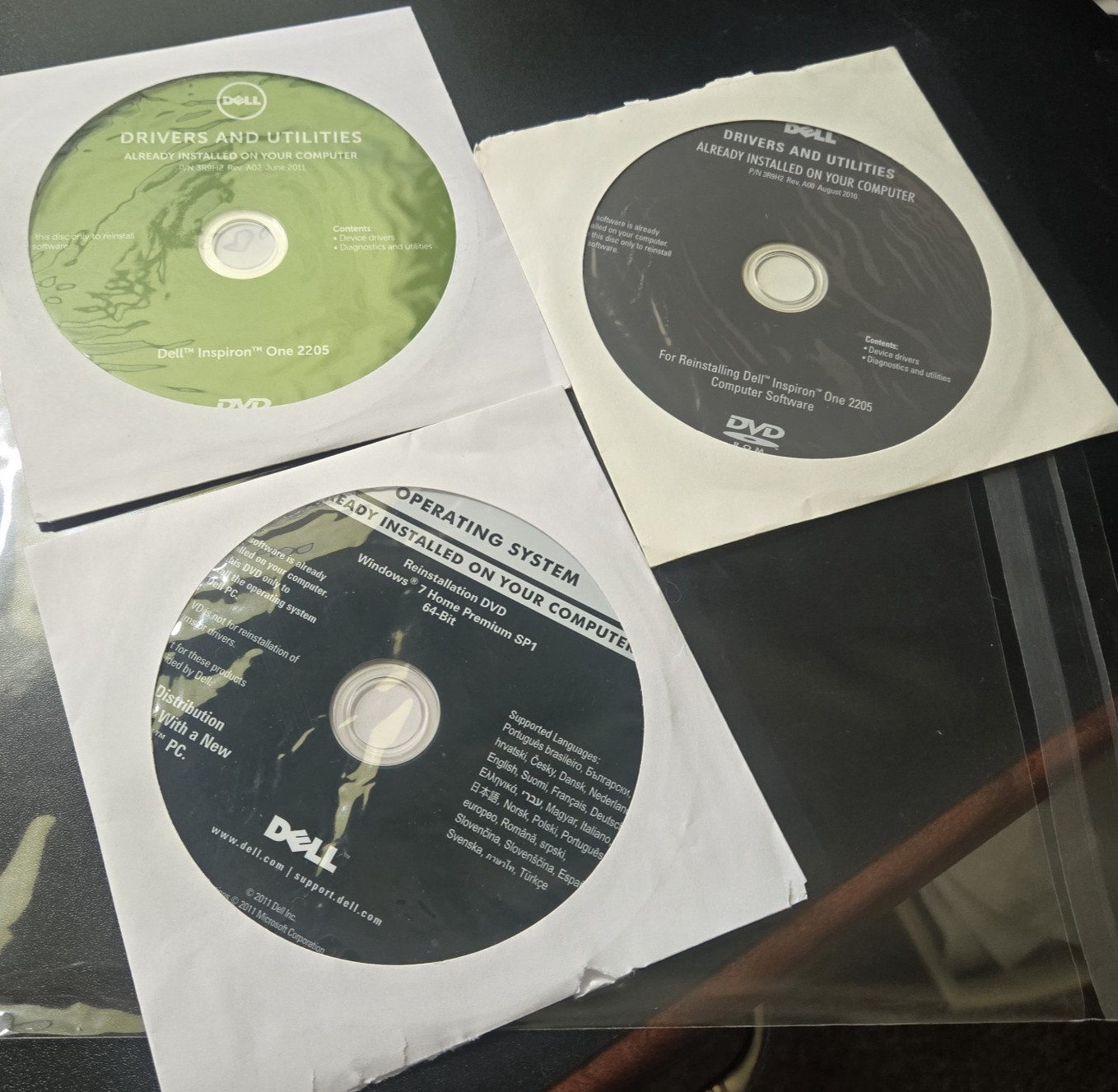 Dell Windows 7 Home Premium SP1 64-Bit Reinstallation DVD, Drivers Utilities