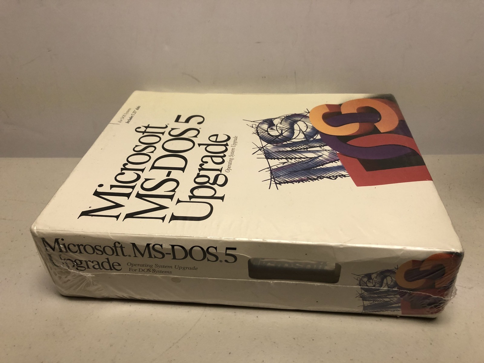 Microsoft MS-DOS 5 Upgrade PC 5.25″ Floppy Factory Sealed Software