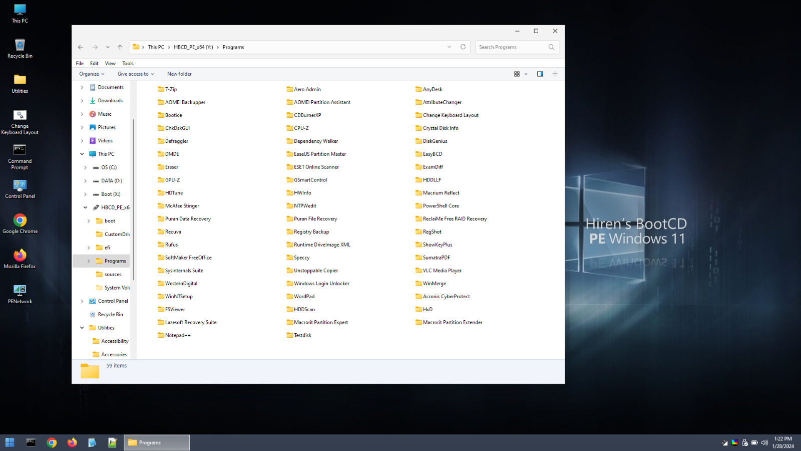 Hiren’s Boot DVD/USB Latest 2024 Edition Windows PC Repair Virus Removal Restore