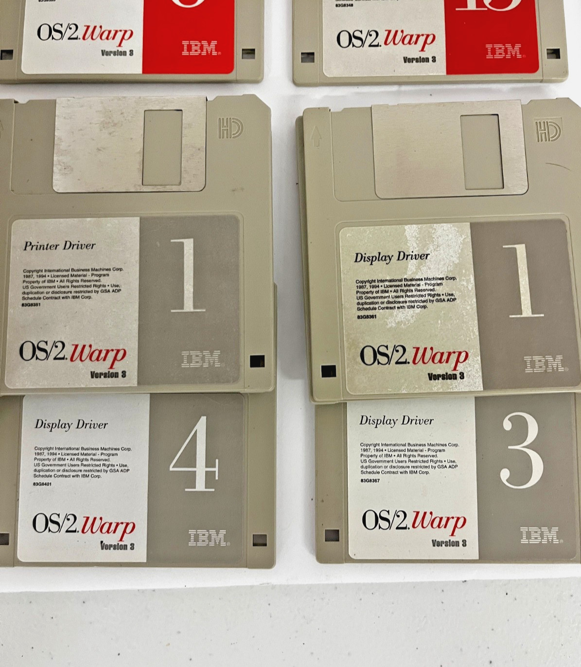 Vintage IBM OS/2 Warp Upgrade/Installation Package vs3. Also Includes Bonus Pac.