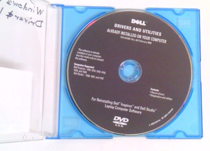 LOT OF 5~DELL~ALREADY INSTALLED ON YOUR COMPUTER~APPLICATION~DRIVERS~REINSTALL