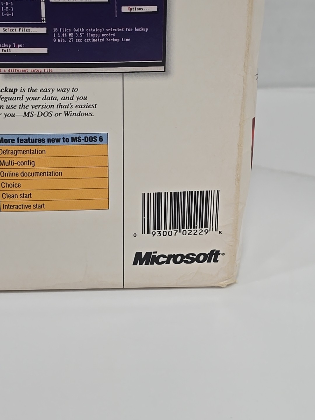 Vintage Microsoft MS-DOS 6.0 Upgrade Operating System 3.5″ Discs + 5.25″ Floppys