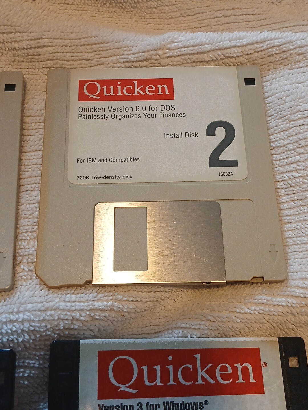 Vintage Quicken Deluxe For Windows 3.5 Floppy Disks Random Disk Lot Of 8