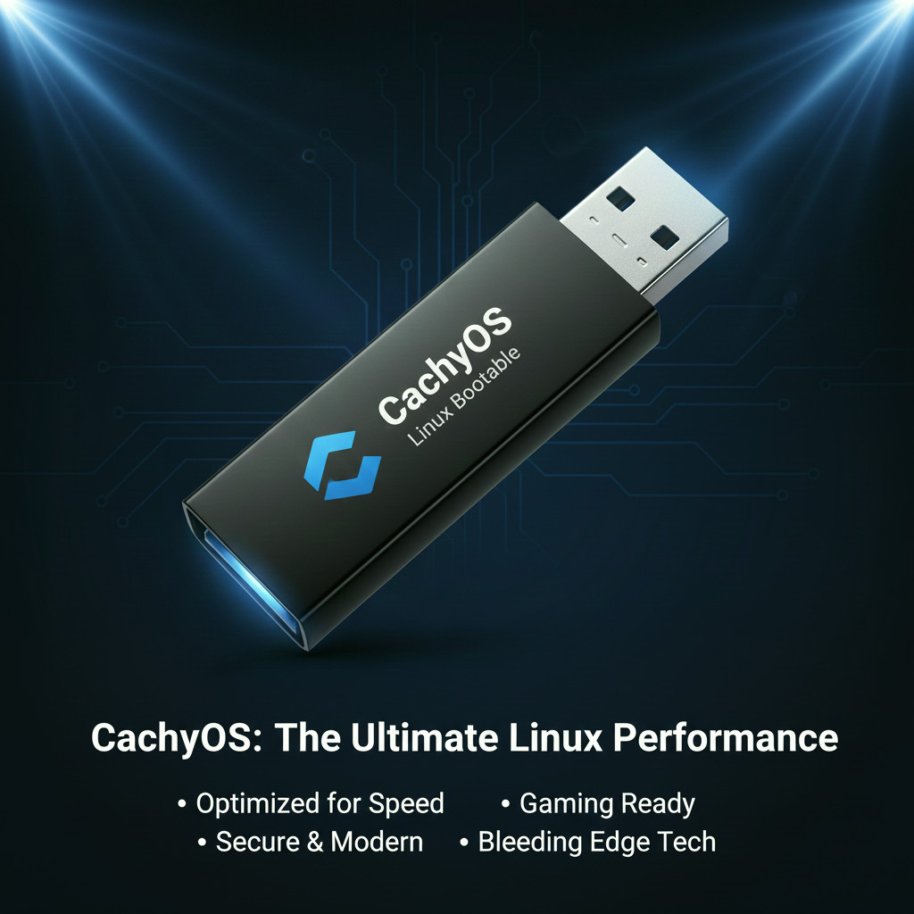 CachyOS Linux Bootable USB 3.0 – Blazingly Fast & Customizable Arch Linux Based