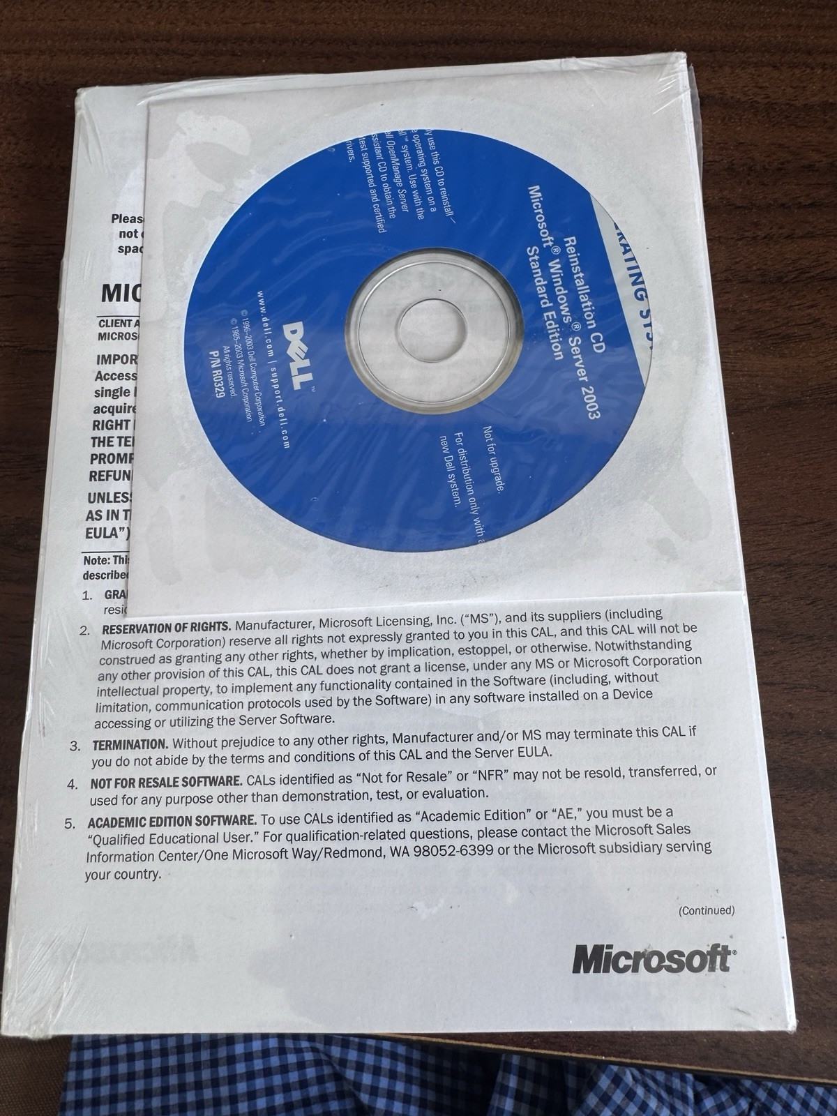 Microsoft®Windows Server 2003 Enterprise Edition • NEW • Sealed