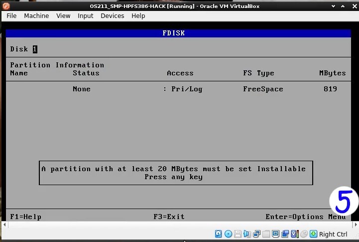 IBM OS/2 for Symmetrical Multiprocessing (SMP) v2.11 16 CPU/CORE kernel, HPFS386