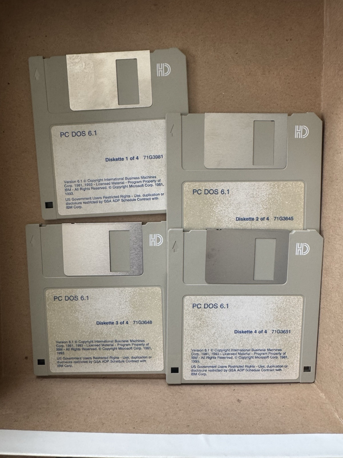 IBM PC DOS 6.1 Upgrade Edition 1993 – Retail Big Box Version!