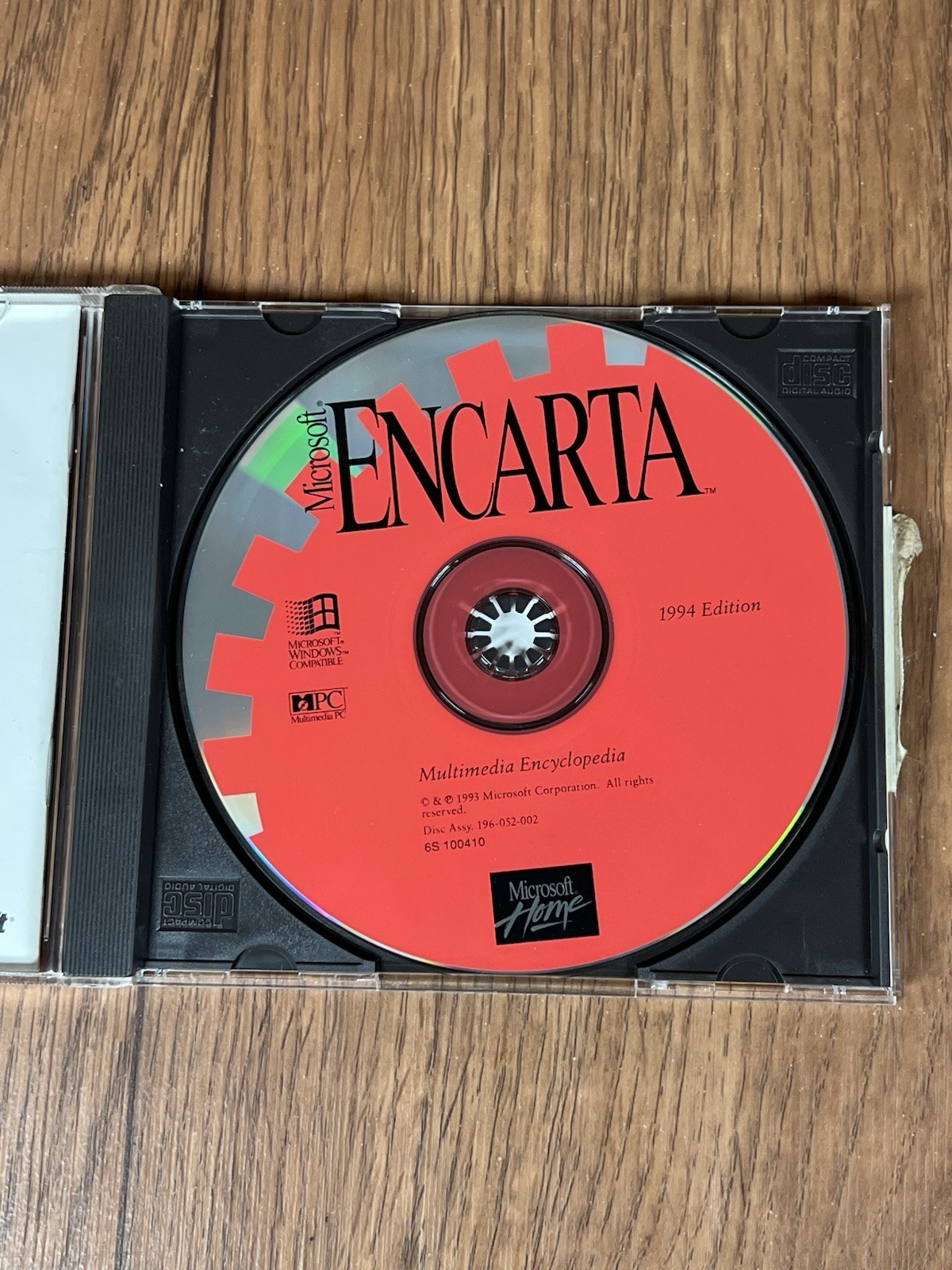 Microsoft Windows Encarta 1994 Multimedia Home Encyclopedia Sealed CD Rom