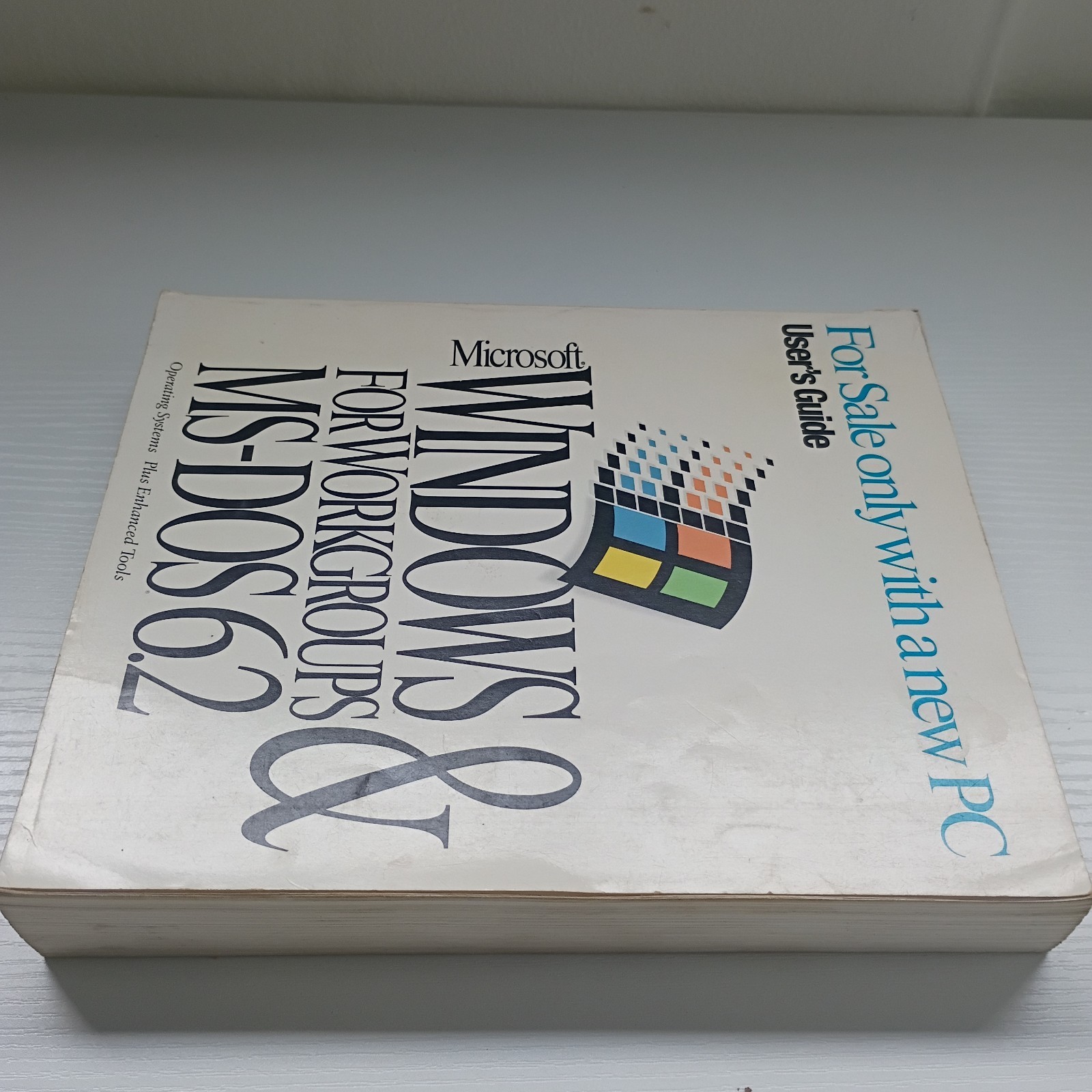 Microsoft Windows For Workgroups & MS-DOS 6.2 Users Guide Manual Vtg