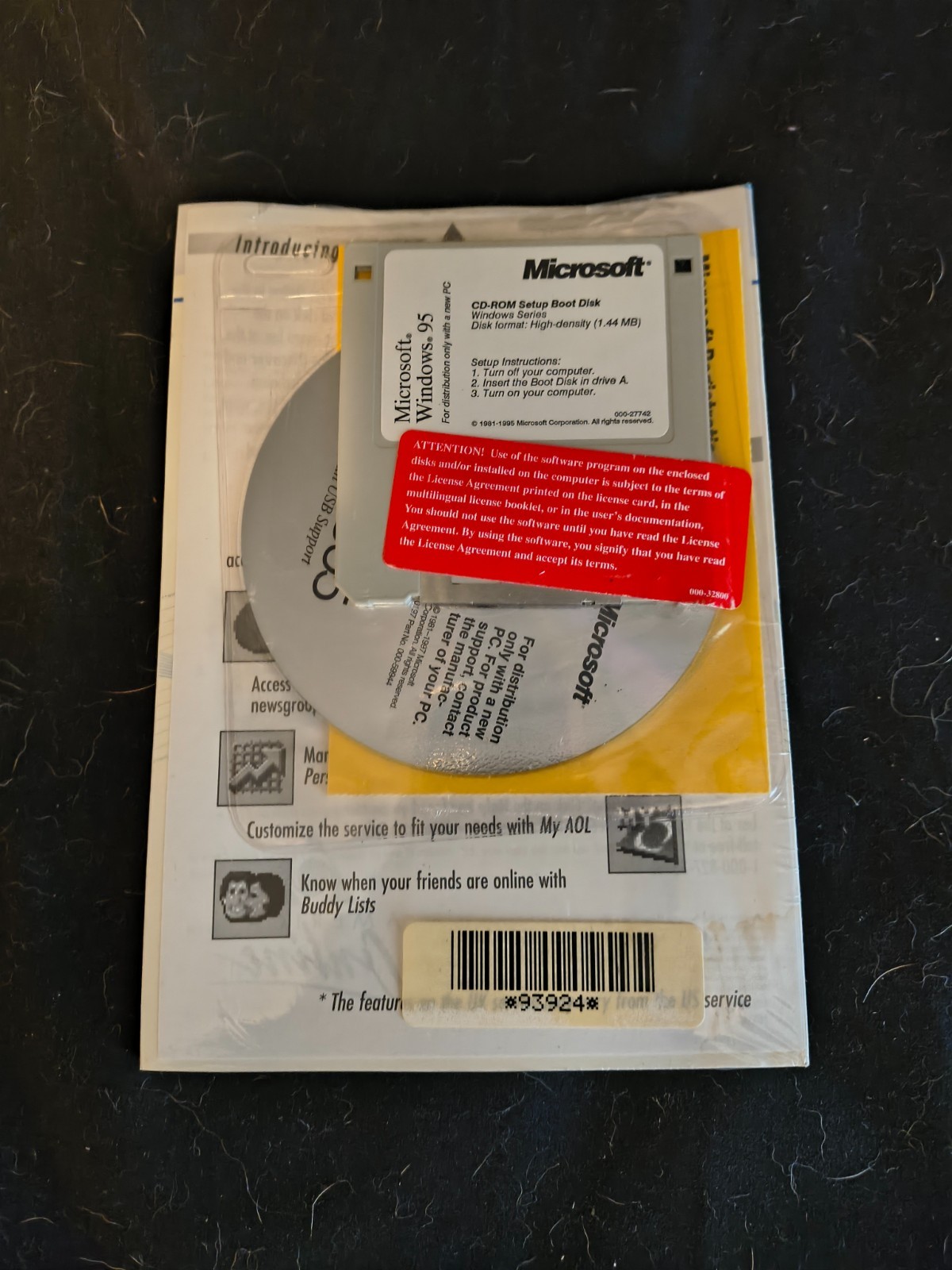 Microsoft Windows 95 CD-ROM Setup Boot Disk (Disk format: High-density 1.44 MB)
