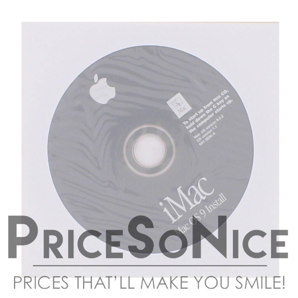 Apple iMac Mac OS 9.2.2 Install Disc – Original Software CD for Classic Macs