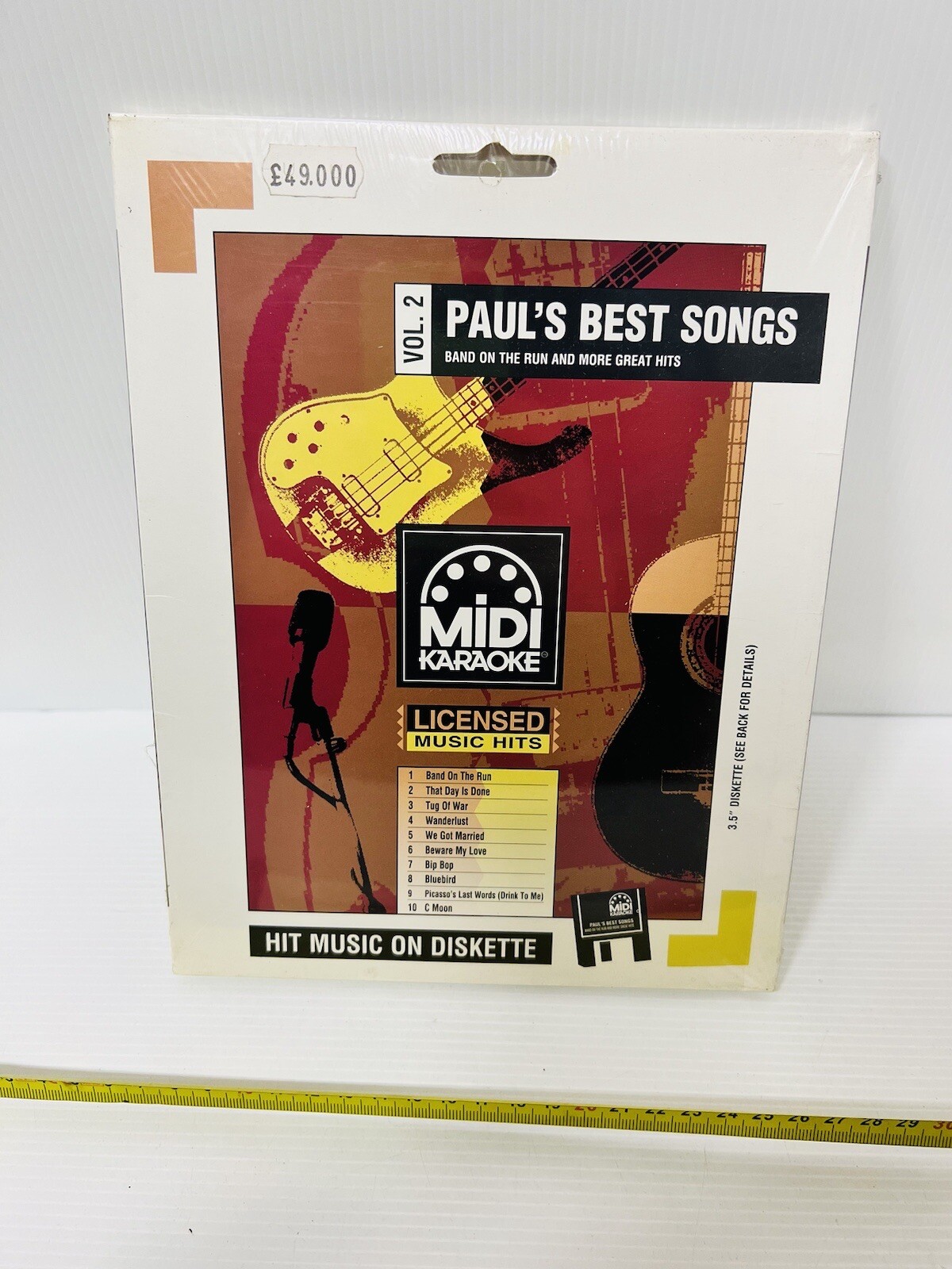 PAUL’S BEST SONGS MIDI KARAOKE FLOPPY DISK PC SOFTWARE SEALED NEW