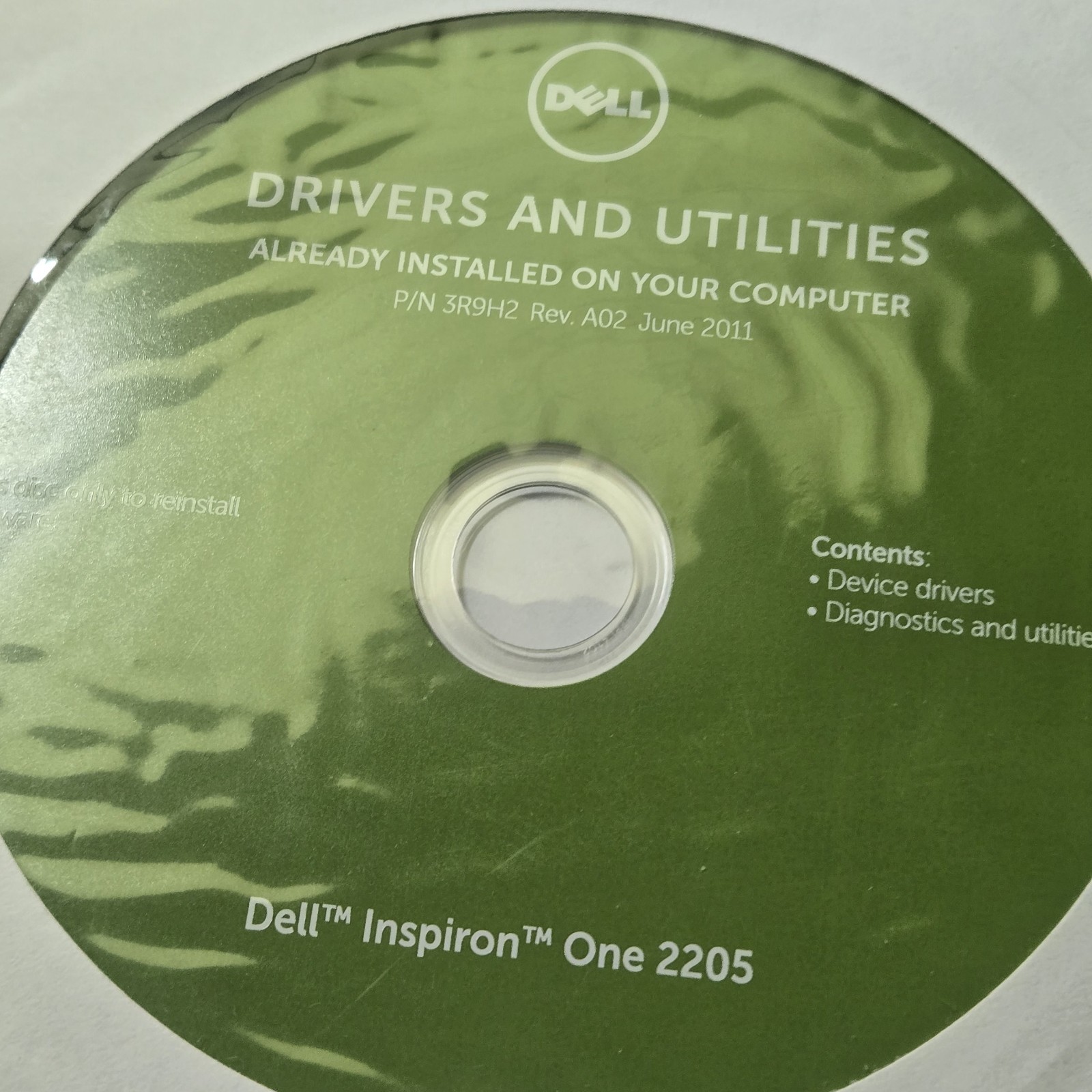 Dell Windows 7 Home Premium SP1 64-Bit Reinstallation DVD, Drivers Utilities