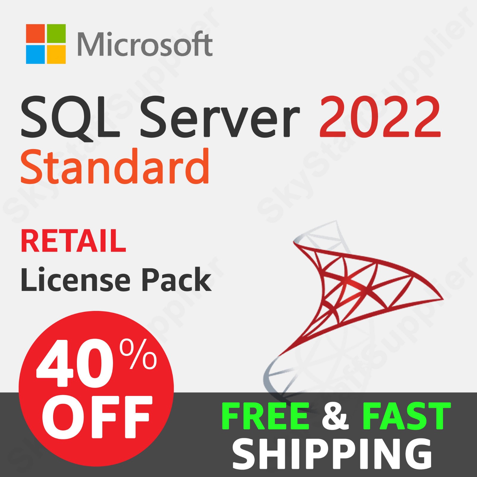Microsoft SQL Server 2022 Standard Edition (Retail) – Full Version License – NEW