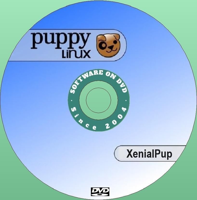 Latest New Release Puppy Linux Xenial Pup OS Operating System for PC on DVD