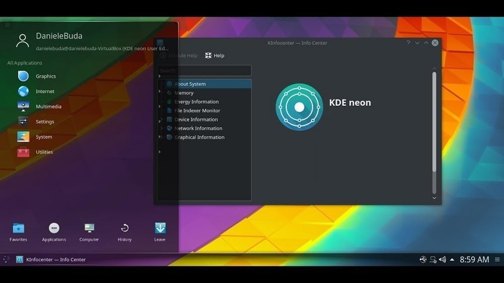 Latest New Release KDE Neon Linux OS Operating System for PC on DVD
