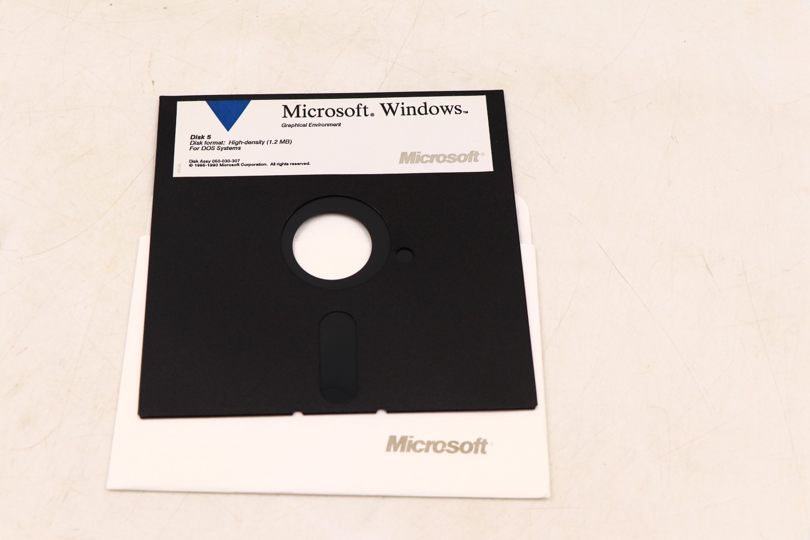MICROSOFT WINDOWS Version 3.0 5.25″ Floppy Disks 1st Party 1990