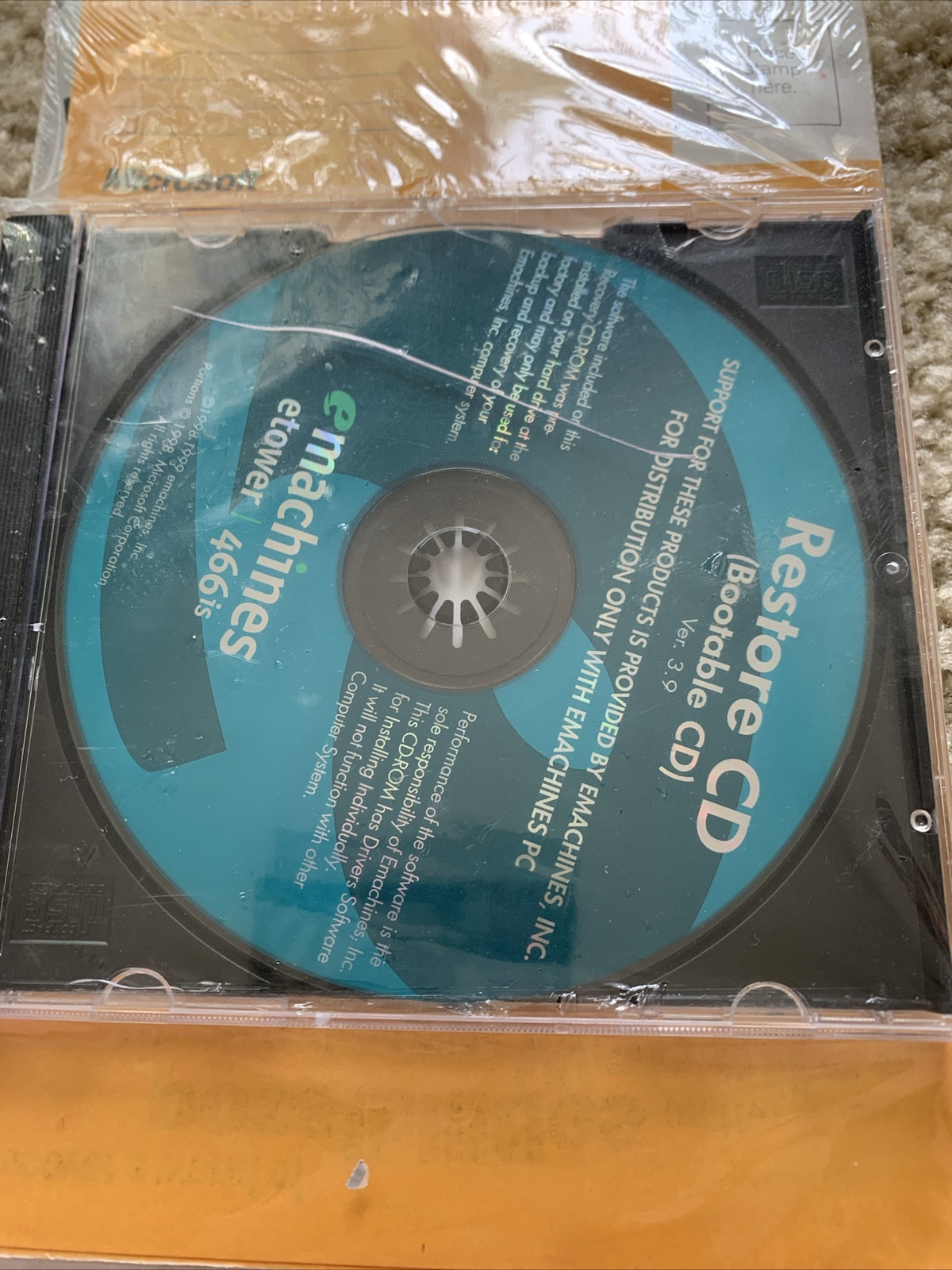 Microsoft Windows 98 Getting Started FUJITSU SEALED Product Key See Pics