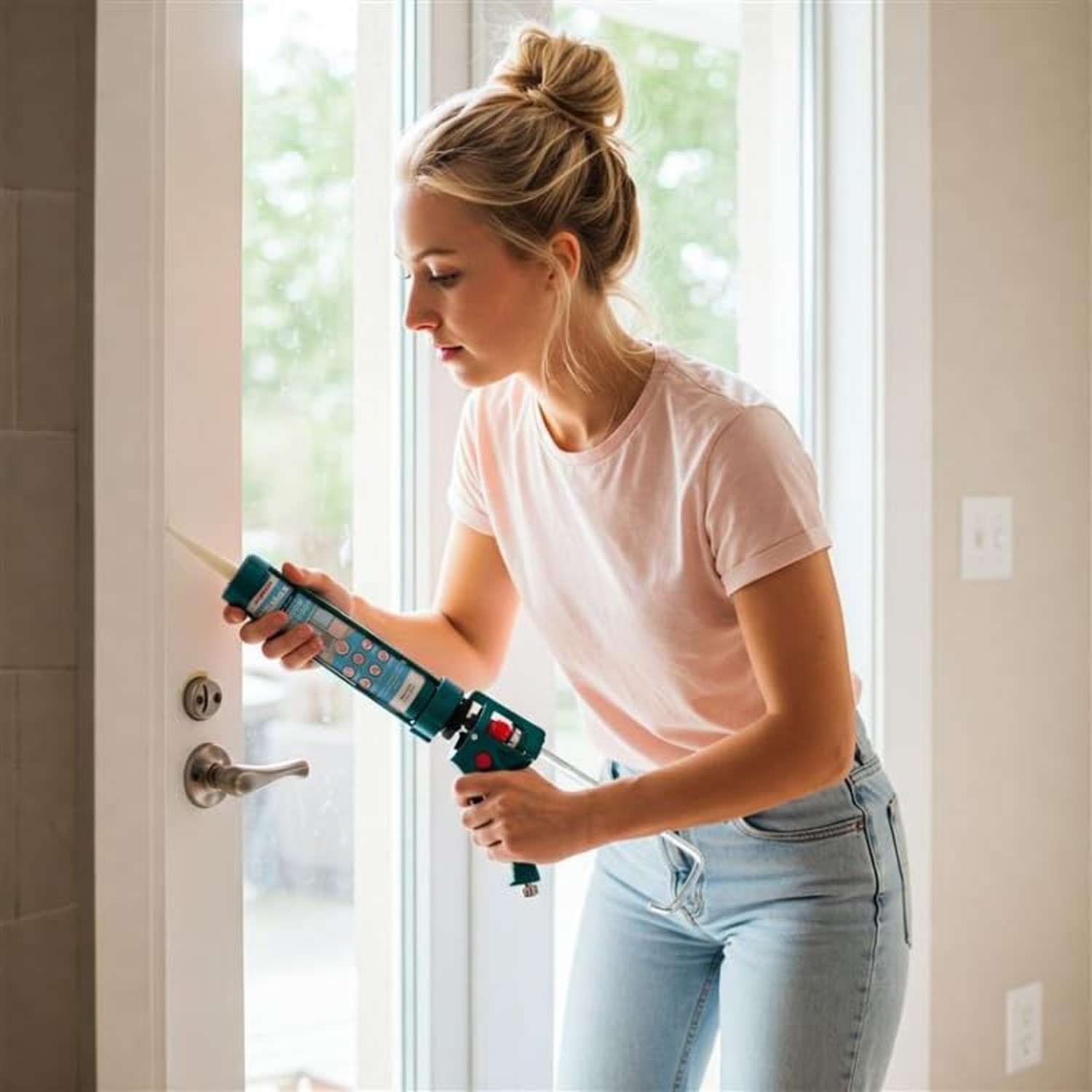 Window & Door – 100% Silicone Caulk White, Window Seal, RTV Silicone Seala