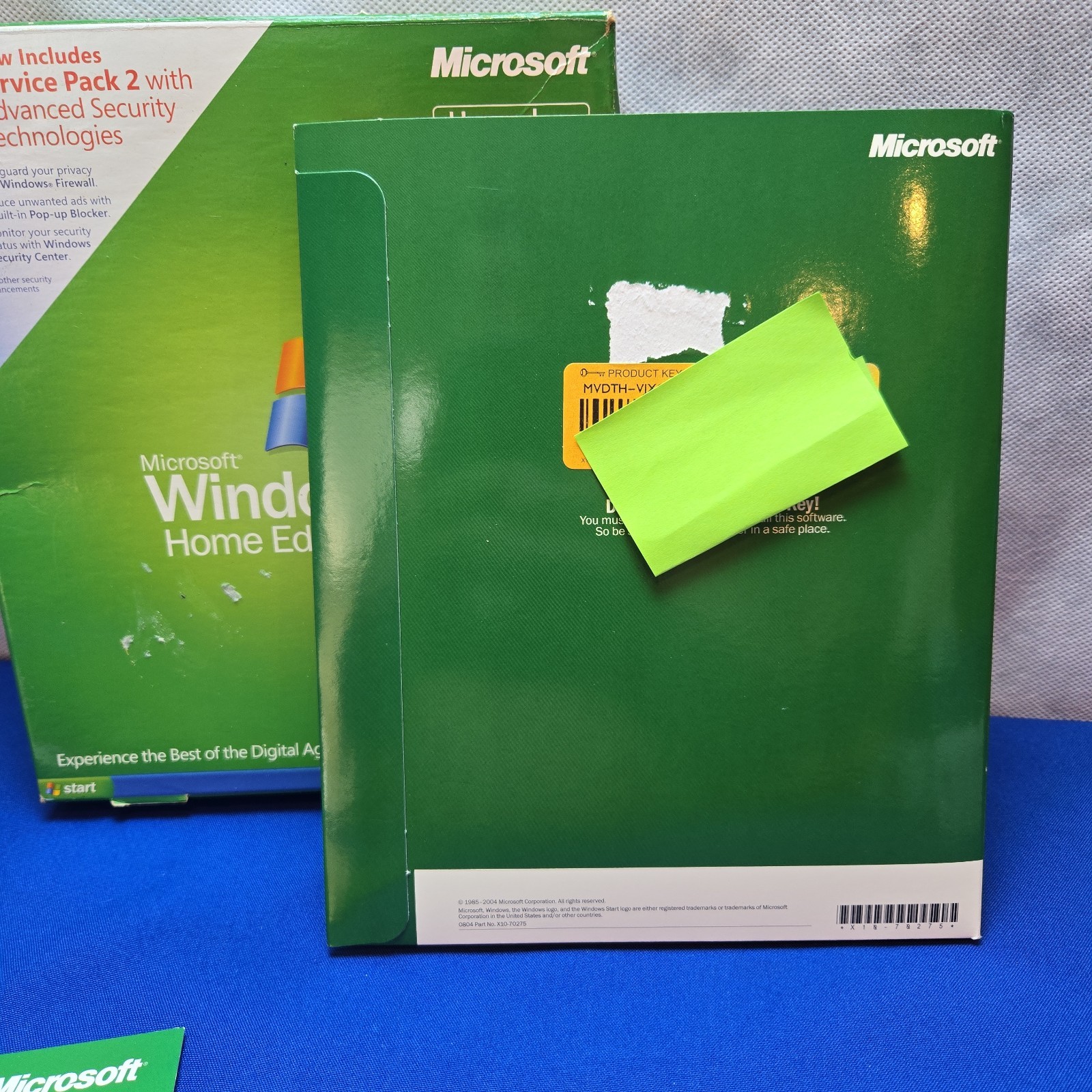 Microsoft Windows XP Home Edition Upgrade Retail Package W/ Product Key English