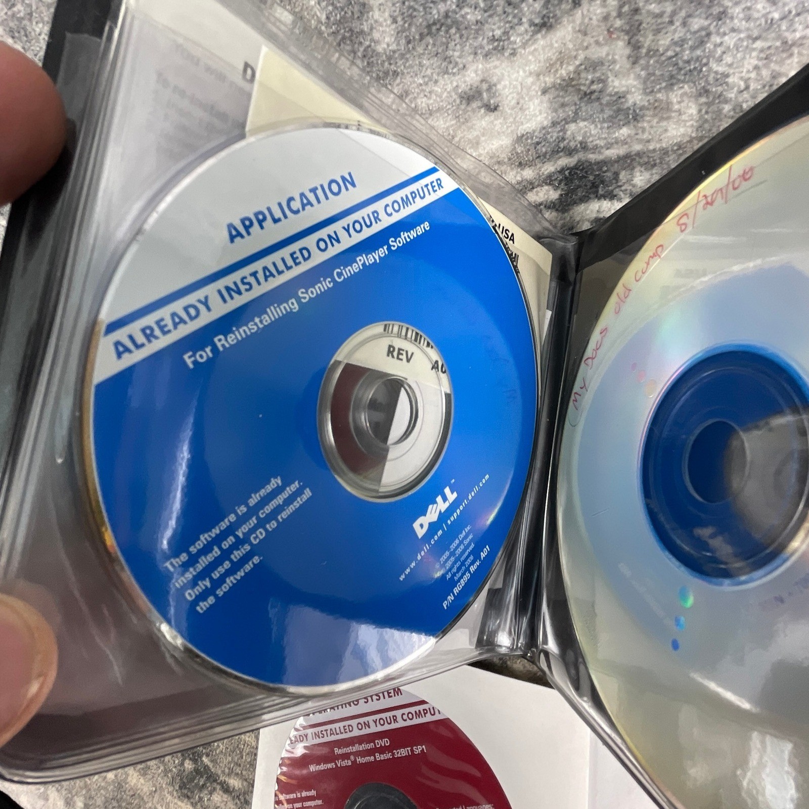 Dell XPS Software CD Wallet Lot Windows Vista XP Pro Drivers Utilities Trend