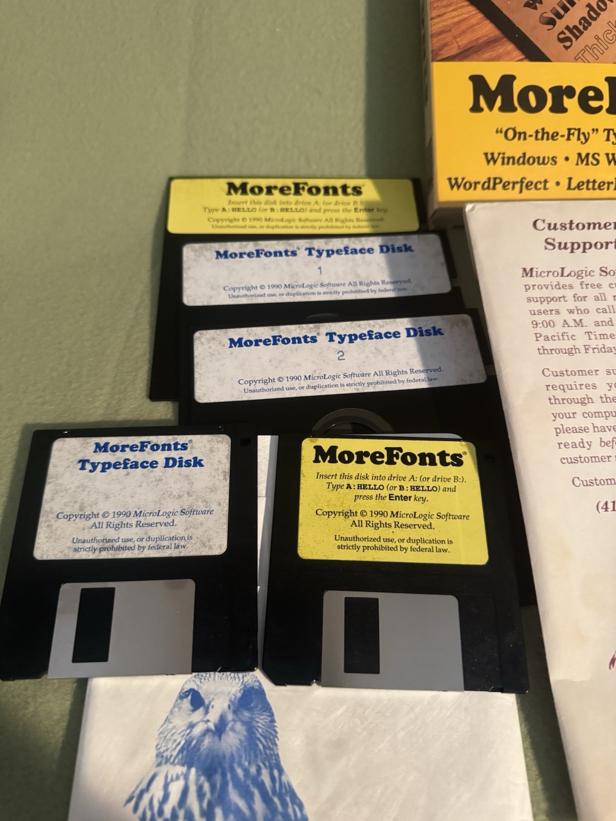 Vintage 90s Windows Software Lot More Fonts Pc Protection Full Armor & Shield
