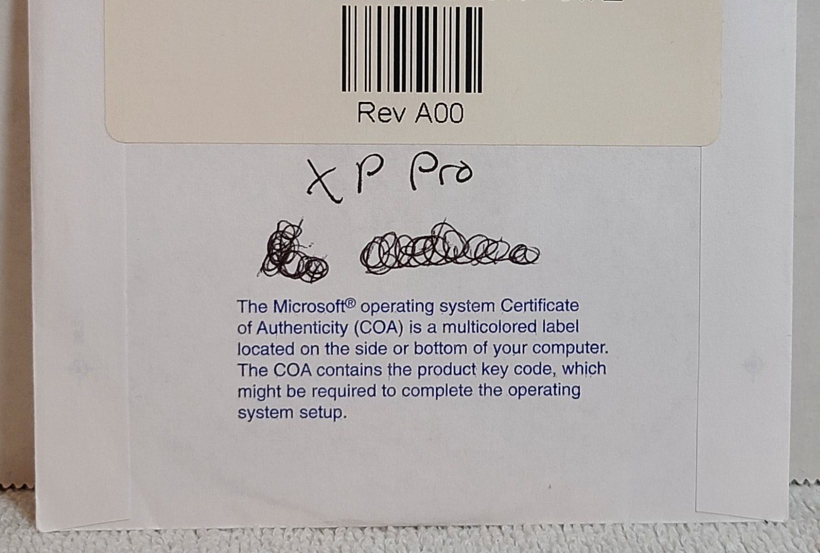 Dell Reinstallation CD Microsoft Windows XP Professional Includes Service Pack 2