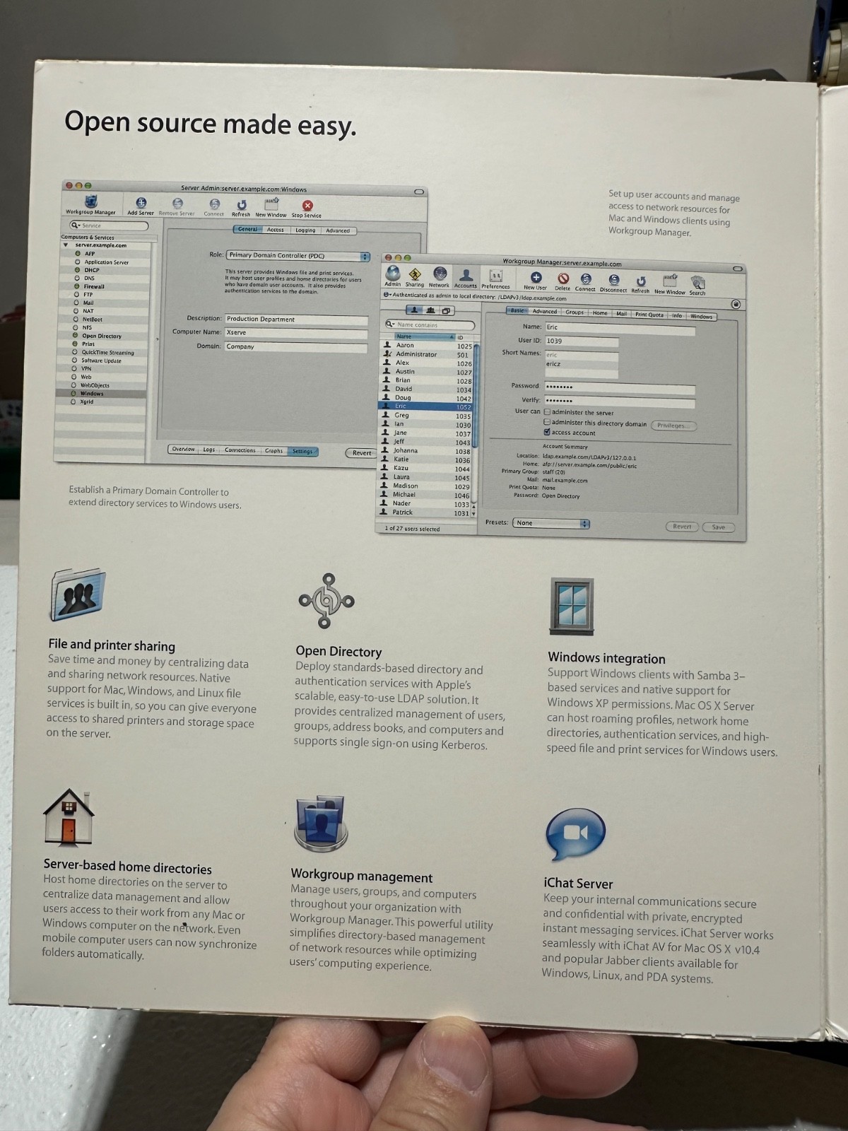 Apple Mac OS X Server 10.4 Tiger Unlimited Clients M9768Z/A