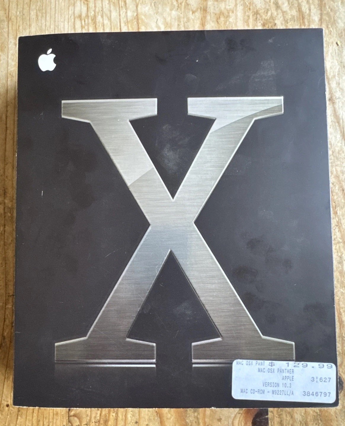 Apple Mac OS X 10.3 Panther Complete 4 Discs Manuals M9227LL/A