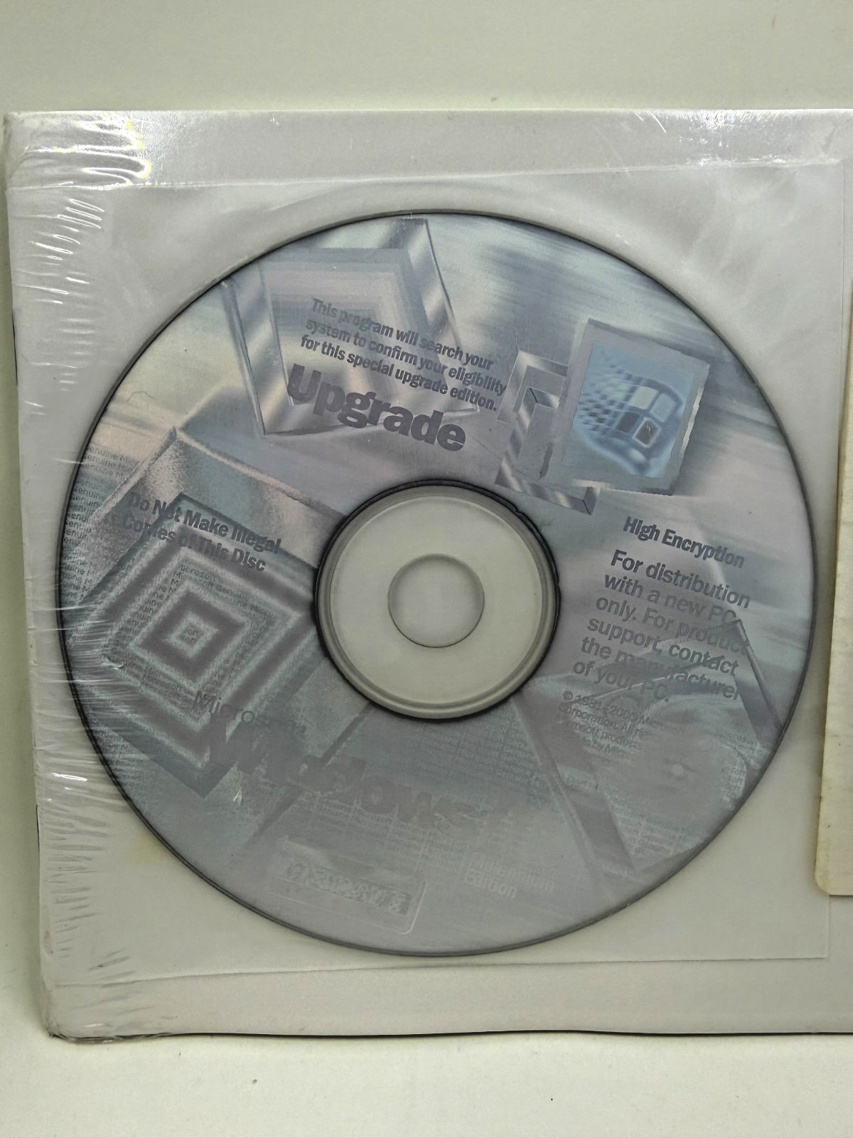 Microsoft Windows ME Millennium Edition Upgrade CD With Quick Start Guide NEW