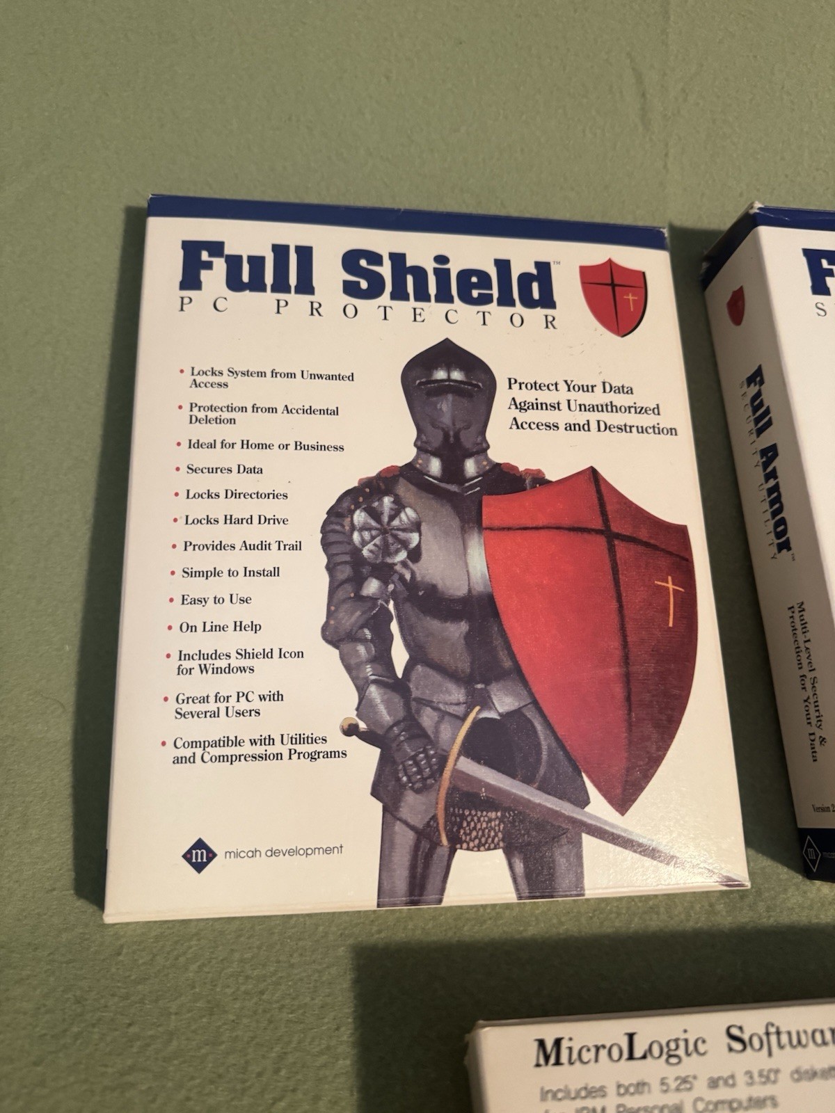 Vintage 90s Windows Software Lot More Fonts Pc Protection Full Armor & Shield