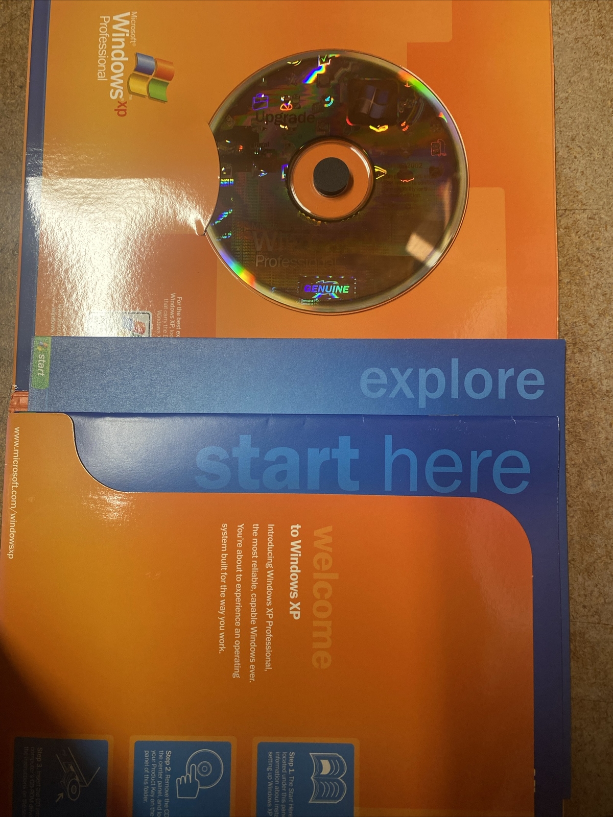 Microsoft Windows XP Professional Upgrade 2002 Service Pack 1 with Product Key