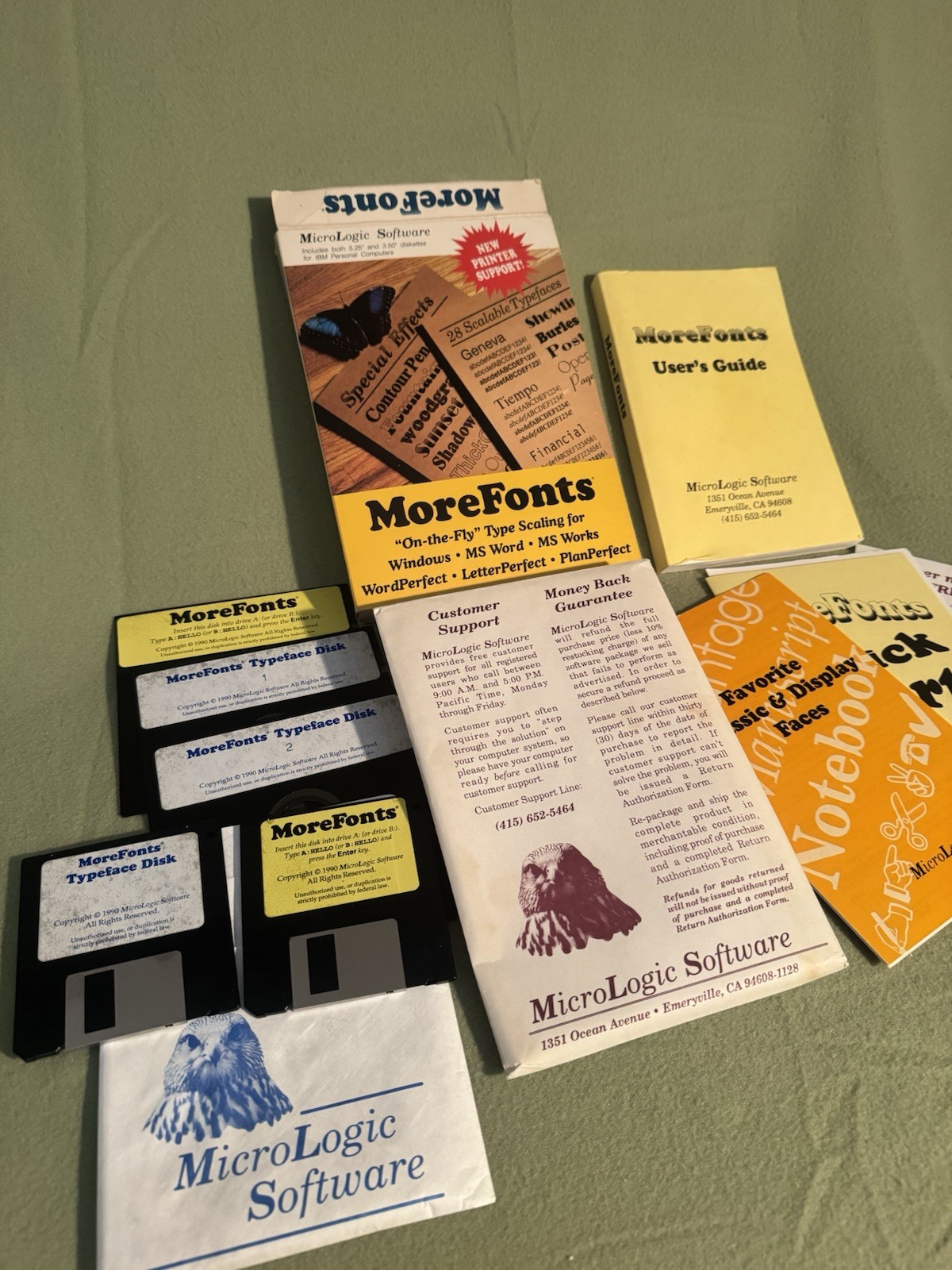 Vintage 90s Windows Software Lot More Fonts Pc Protection Full Armor & Shield