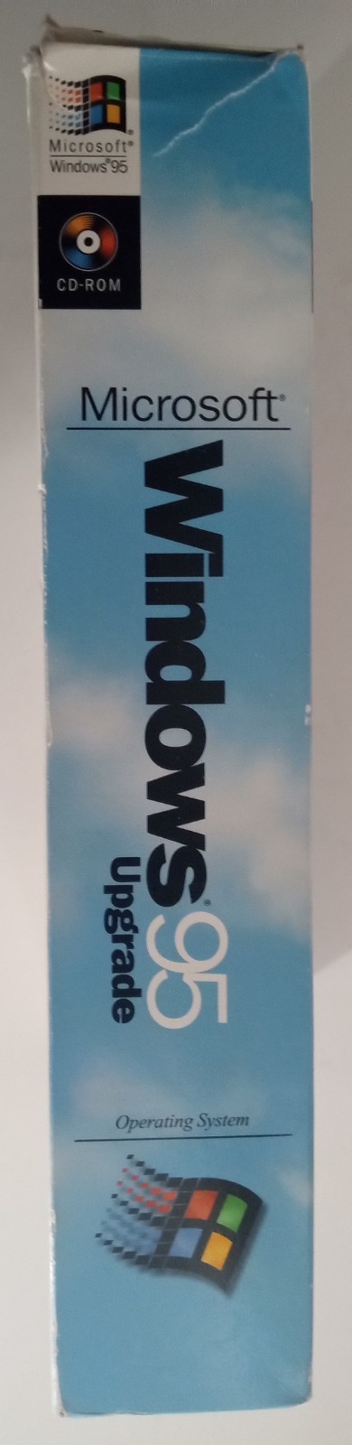 Microsoft Windows 95 Upgrade Software with CD-ROM, Product Key & Manual.